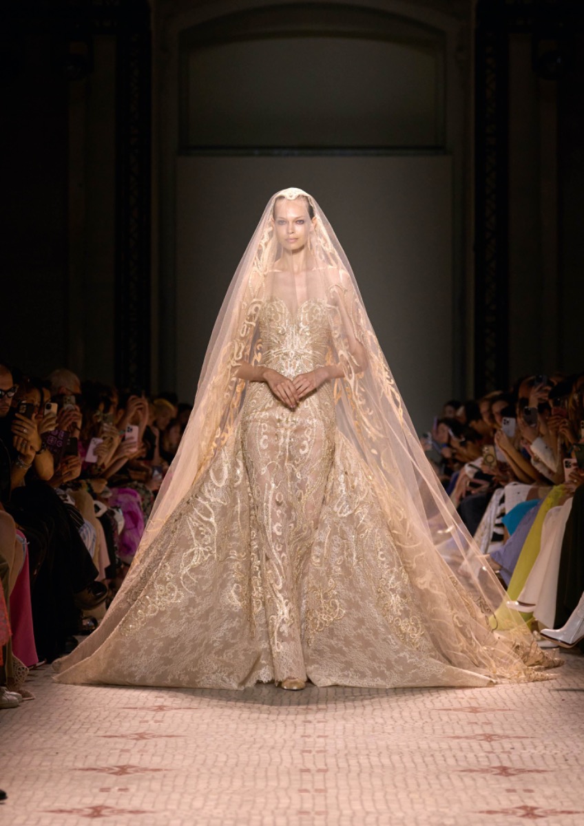 Glamouria - Elie Saab: An Enchanted Serenade for an Ethereal Goddess