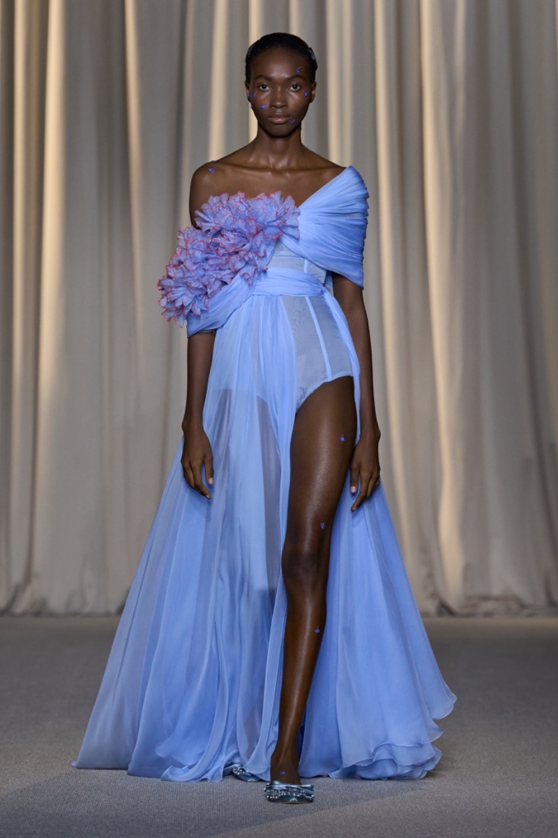 giambattista valli blue dress Glamouria