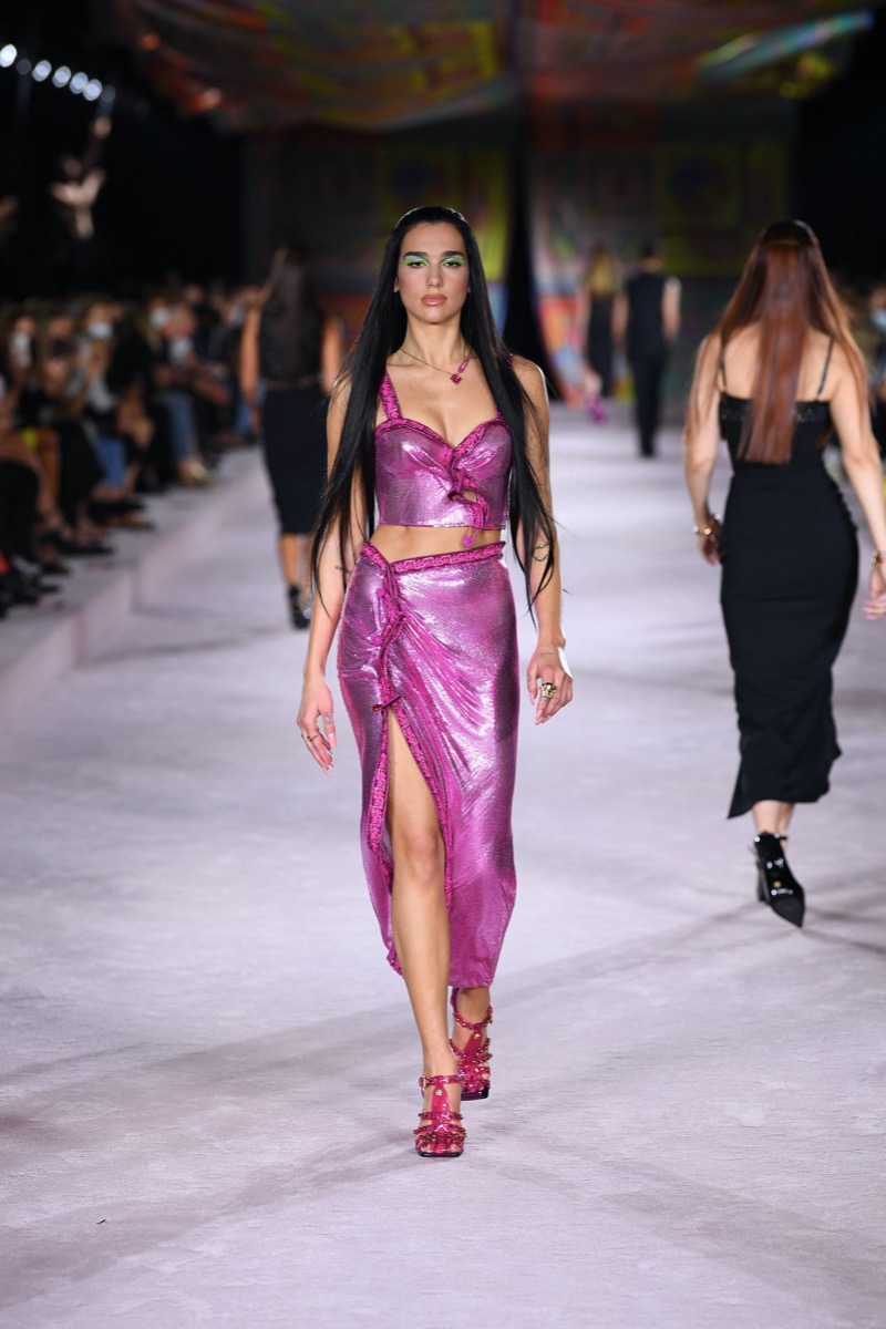 strapless open back dress 1980s Versace Party Dress – Swank Vintage main image 0
