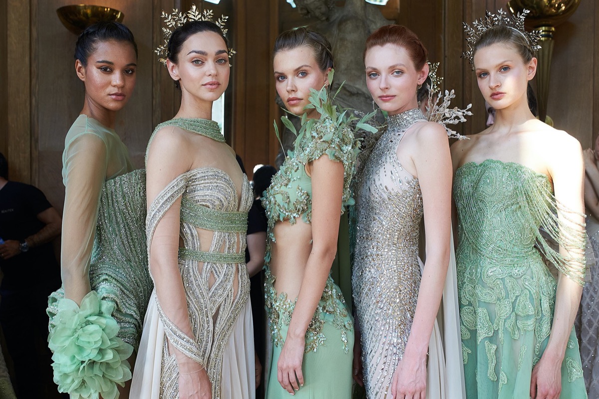 Nymphs Rebirth: Crystals, Beads and Pleats