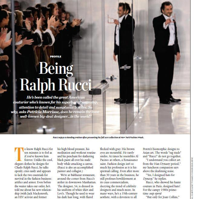 Ralph Rucci Honored at Annual SCAD Fashion Show with André Leon Talley Lifetime Achievement Award