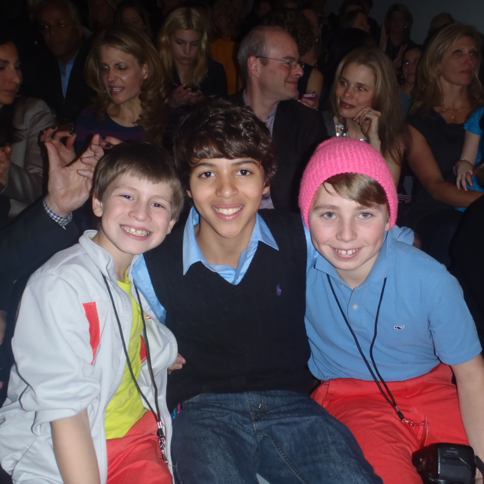 The Tibi Boys- Amy Smilovic’s sons, Charlie and Gabriel